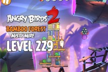 Angry Birds 2 Level 229 Bamboo Forest – Misty Mire 3-Star Walkthrough