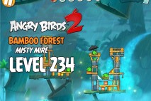 Angry Birds 2 Level 234 Bamboo Forest – Misty Mire 3-Star Walkthrough
