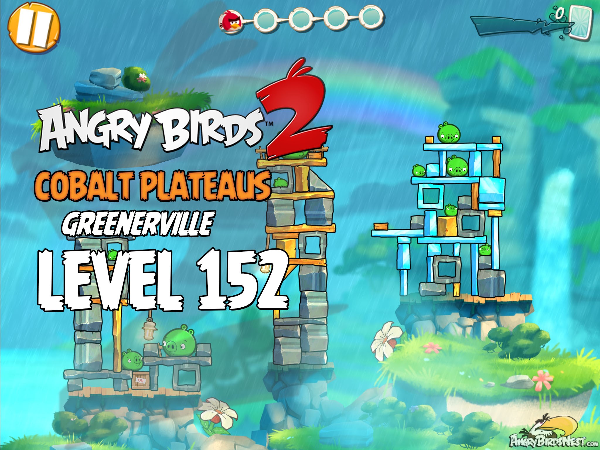 Angry Birds 2 Cobalt Plateaus Greenerville Level 152