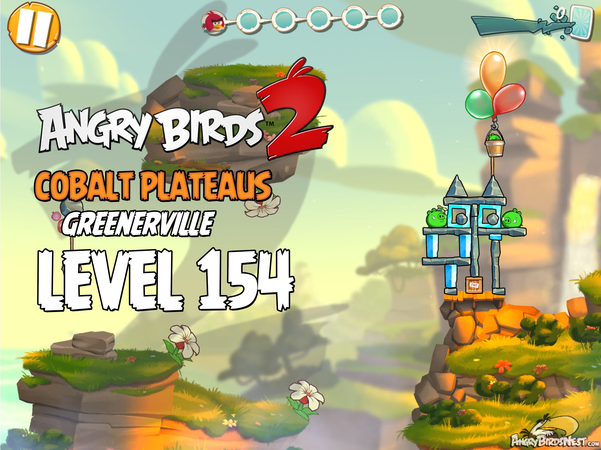 Angry Birds 2 Cobalt Plateaus Greenerville Level 154