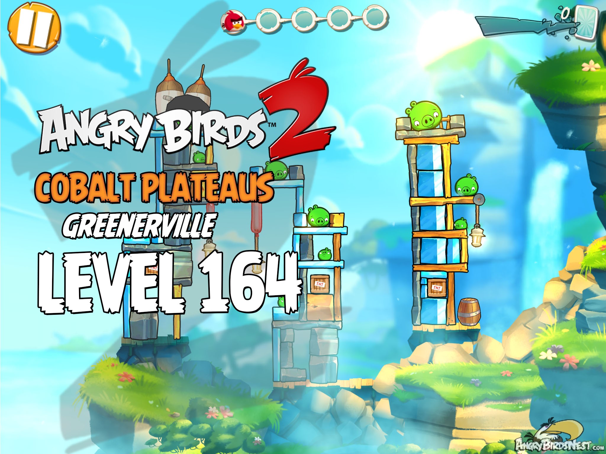 Angry Birds 2 Cobalt Plateaus Greenerville Level 164