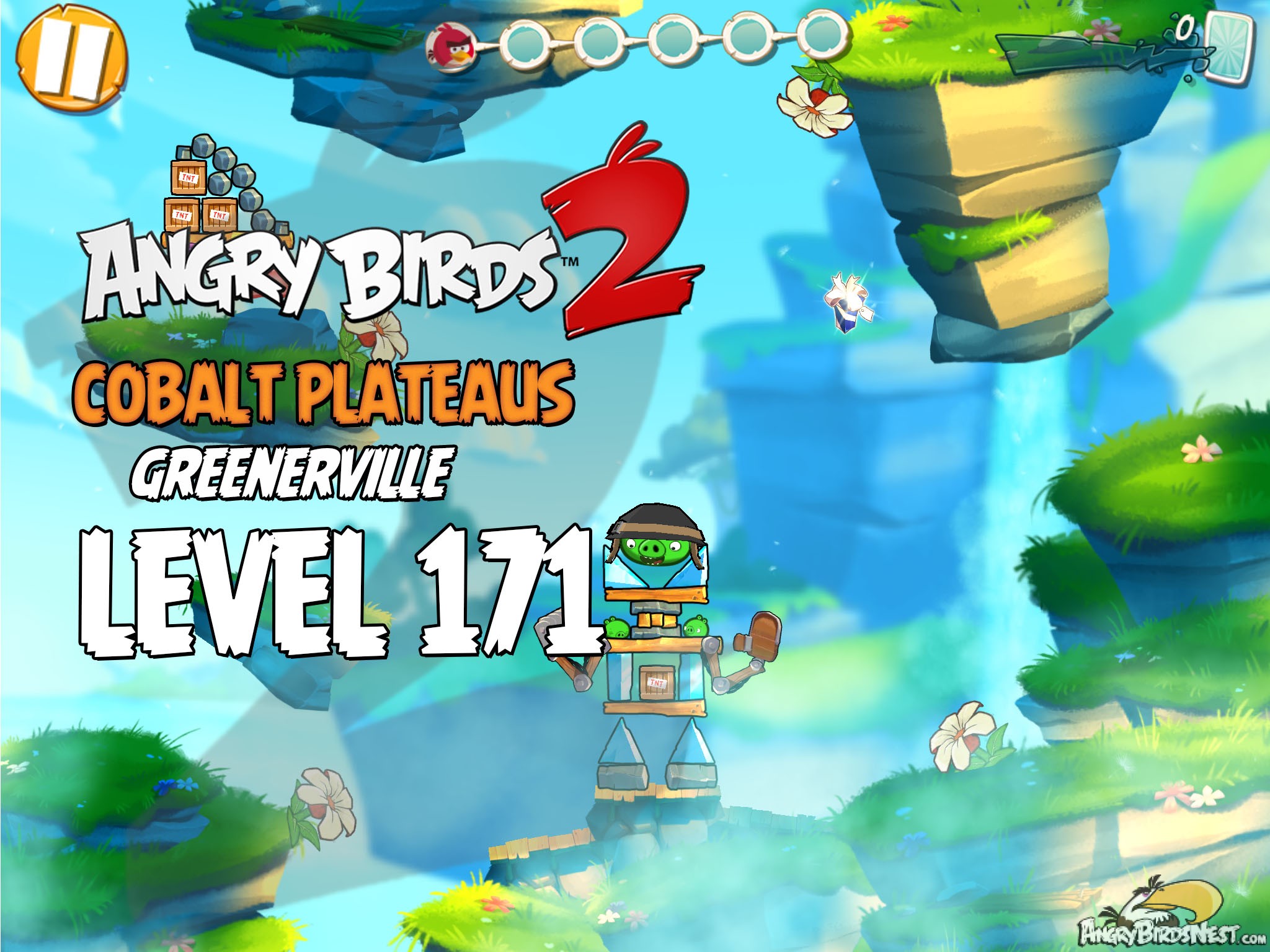 Angry Birds 2 Cobalt Plateaus Greenerville Level 171