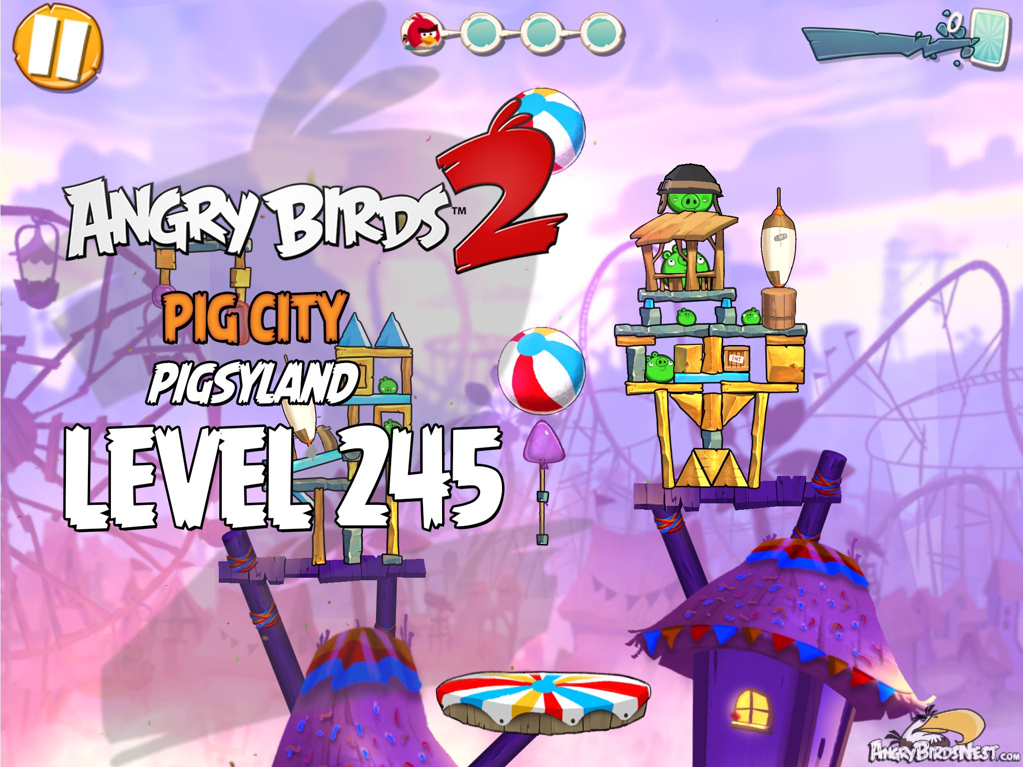 Angry Birds 2 Pig City Pigsyland Level 245