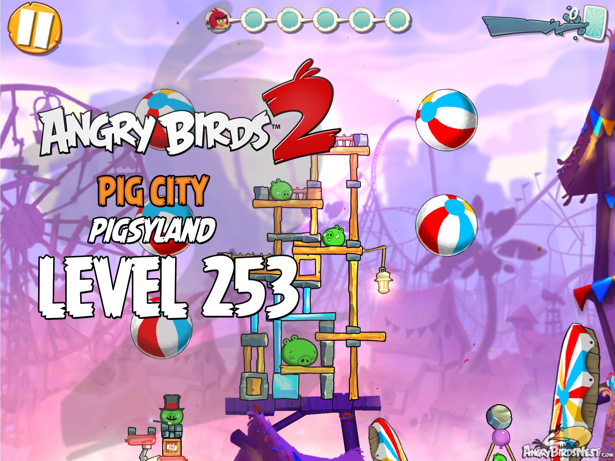 Angry Birds 2 Pig City Pigsyland Level 253