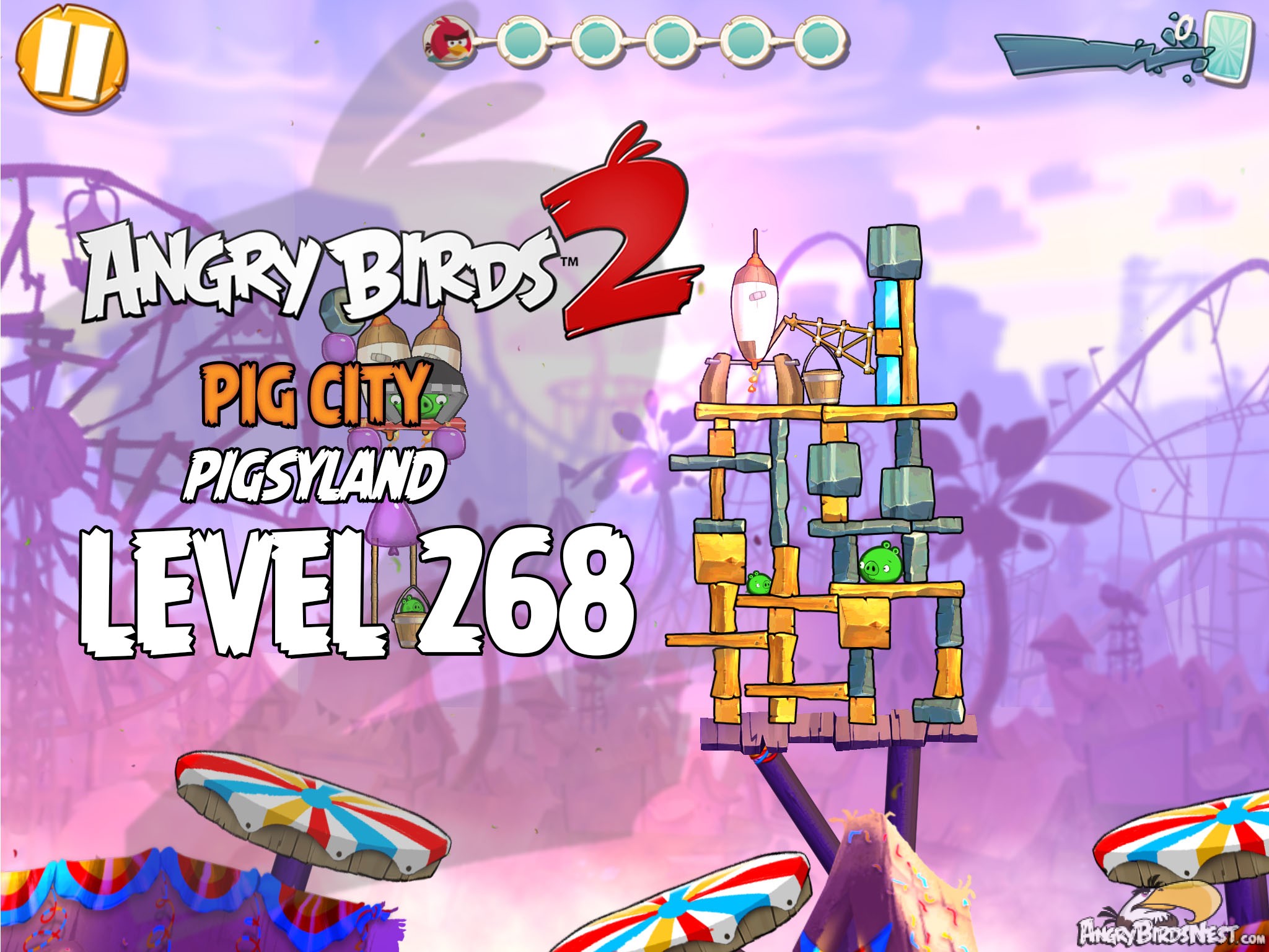 Angry Birds 2 Pig City Pigsyland Level 268