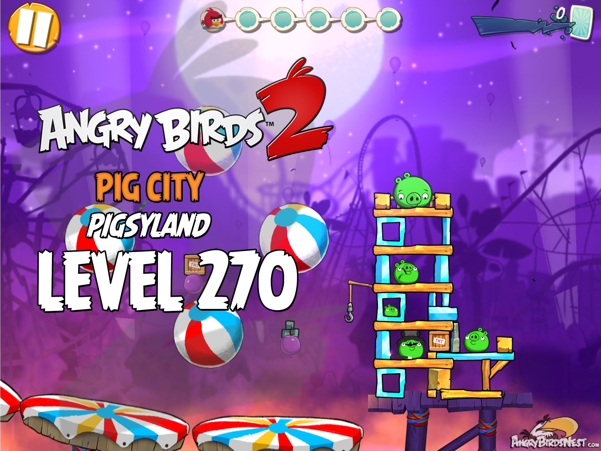 Angry Birds 2 Pig City Pigsyland Level 270