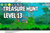 Angry Birds Rio Treasure Hunt Walkthrough Level #13