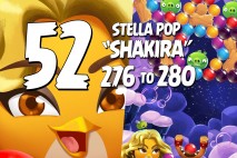 Angry Birds Stella Pop Levels 276 to 280 Cloudy Peaks Walkthroughs