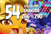 Angry Birds Stella Pop Levels 286 to 290 Cloudy Peaks Walkthroughs
