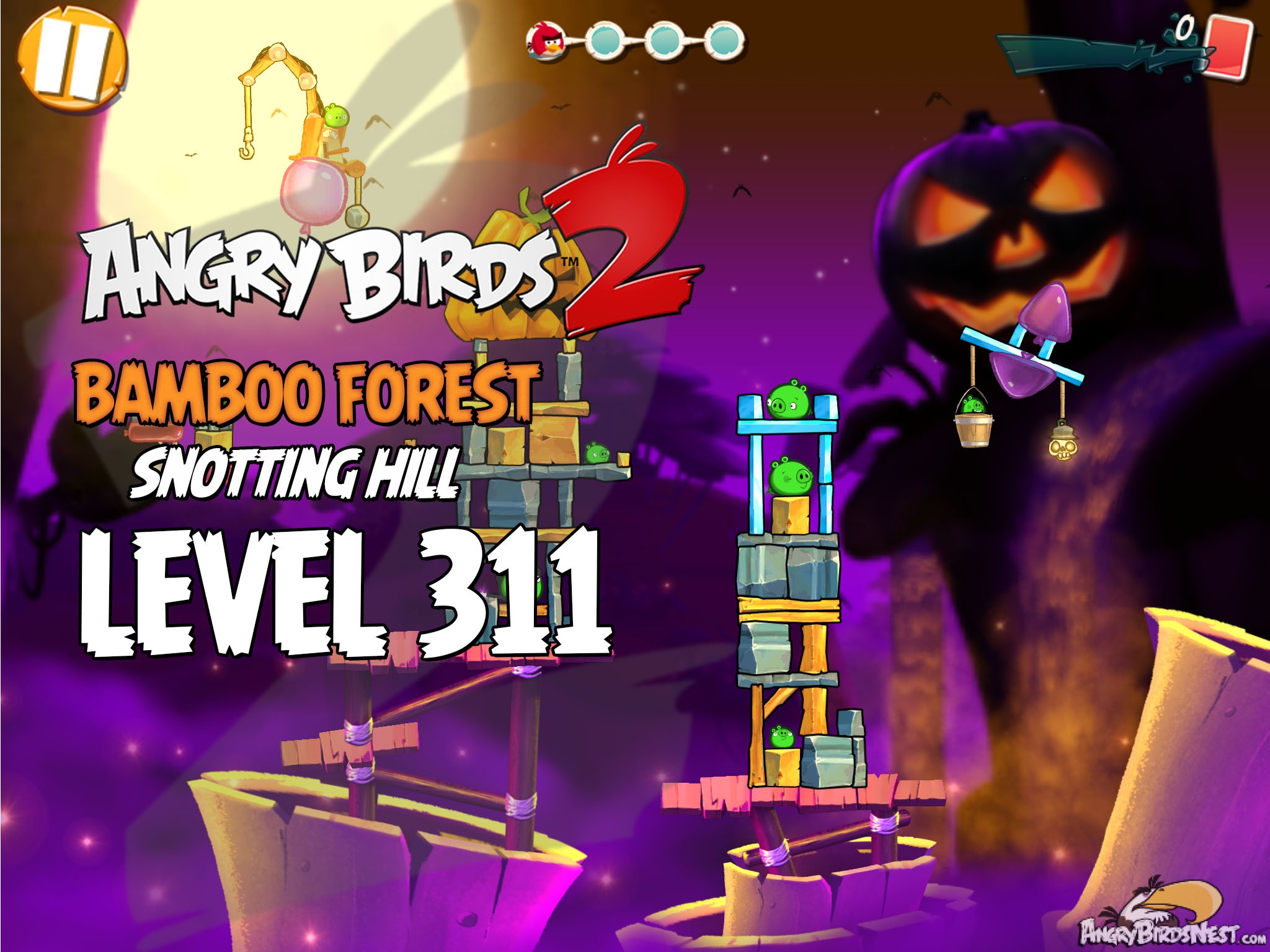 Angry Birds 2 Bamboo Forest Snotting Hill Level 311