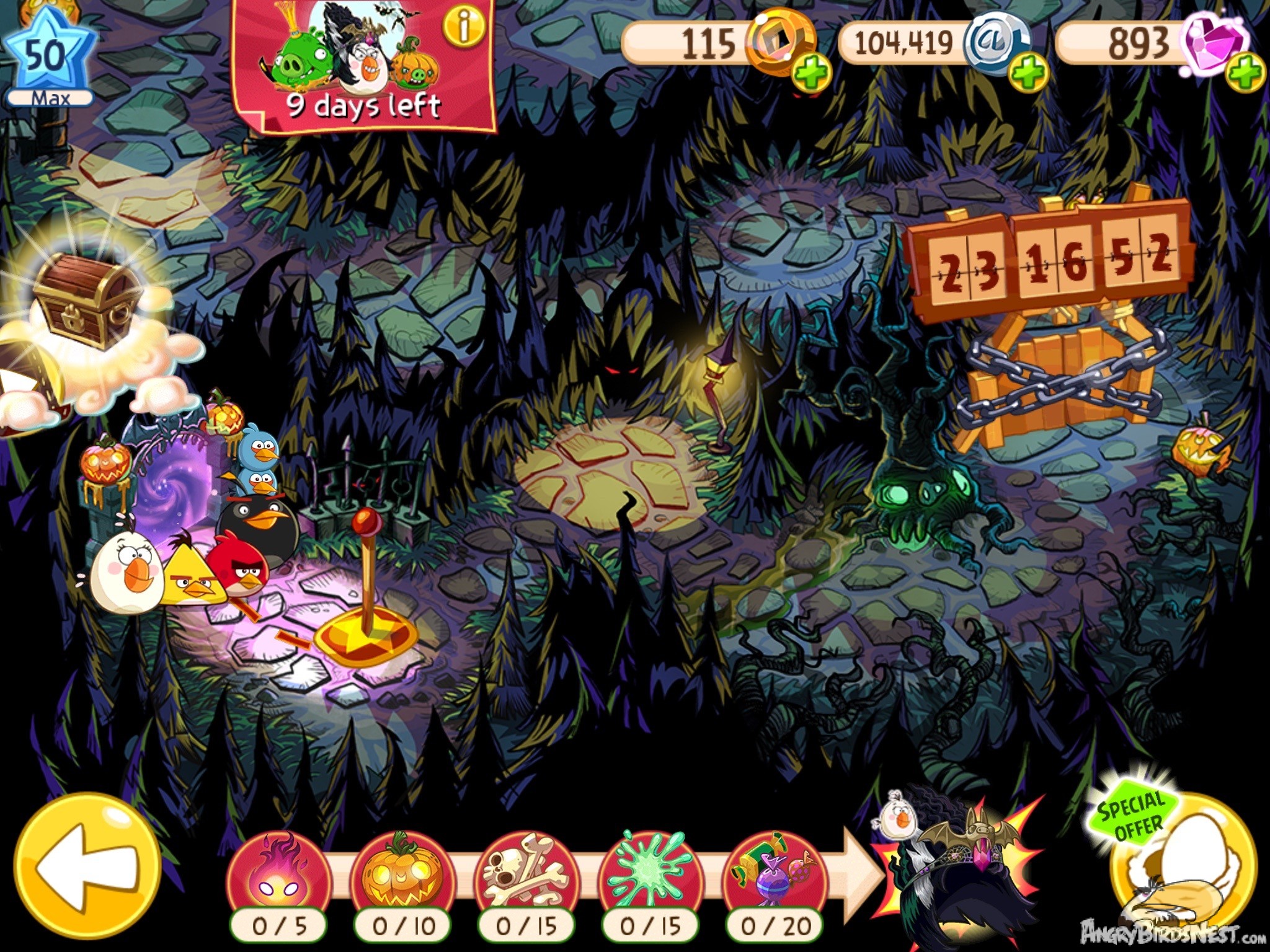 Angry Birds Epic Halloween Event Campaign Map Image AngryBirdsNest