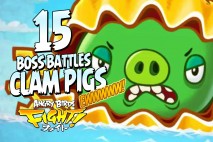 Angry Birds Fight! The Super CLAM Pigs Have Risen! BOSS FIGHT