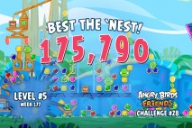 Can you ‘Best the Nest’ in Angry Birds Friends Tournament Week 177 Level 5?