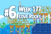 Angry Birds Friends 2015 Love Rocks Tournament Level 6 Week 177 Walkthrough