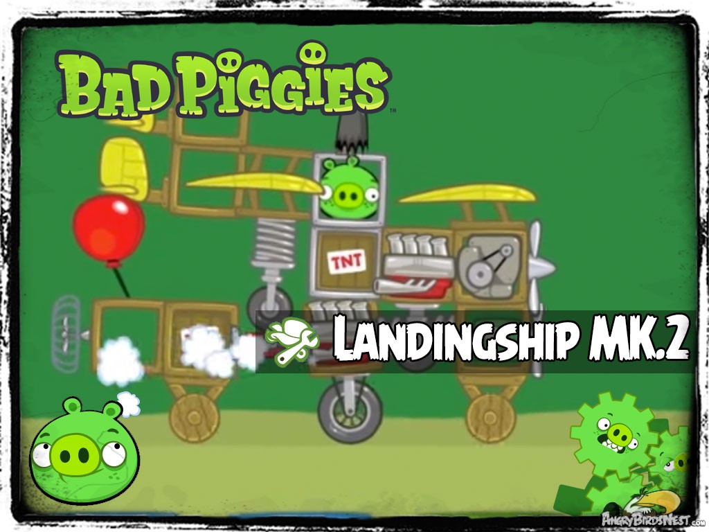 Bad Piggies - Pigineering Landingship MK2