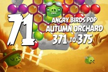 Angry Birds Pop Levels 371 to 375 Autumn Orchard Walkthroughs