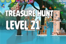 Angry Birds Rio Treasure Hunt Walkthrough Level #21