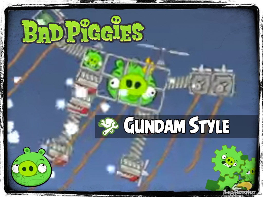 Bad Piggies 19 - Pigineering Gundam Style Mecha Aerobatics