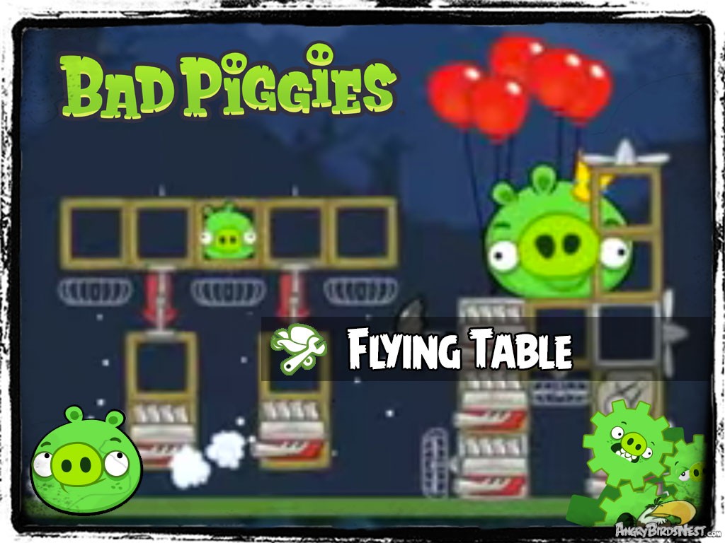 Bad Piggies 36 - Pigineering Flying Table