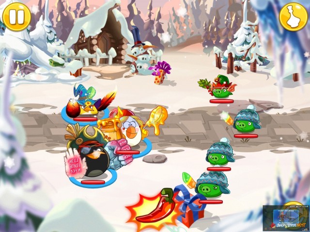 Rovio updates Angry Birds Epic, Go! and Stella with holiday