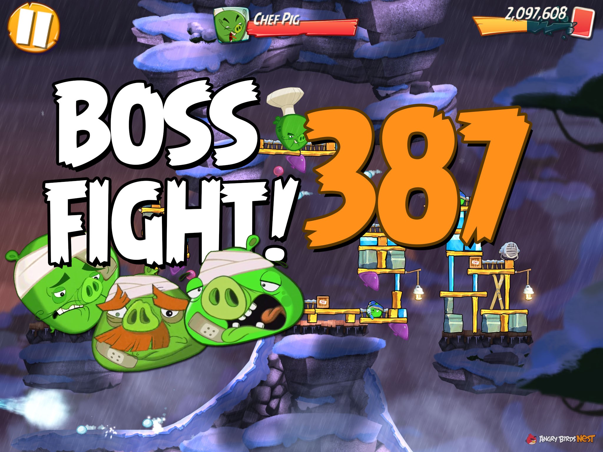 Angry Birds 2 Boss Fight Level 387