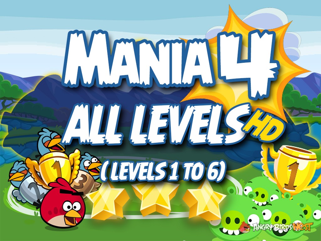 Angry Birds Friends Mania 4 Week 192 Level 1 to 6 NP