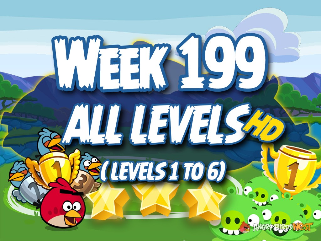 Angry Birds Friends Tournament Week 199 Levels 1 to 6 Non PU Compilation Thumb