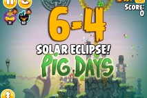 Angry Birds Seasons The Pig Days Level 6-4 Walkthrough | Solar Eclipse!