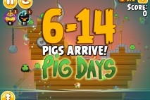 Angry Birds Seasons The Pig Days Level 6-14 Walkthrough | Pigs Arrive!