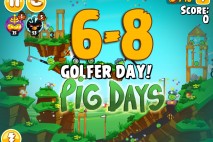 Angry Birds Seasons The Pig Days Level 6-8 Walkthrough | Golfer Day!