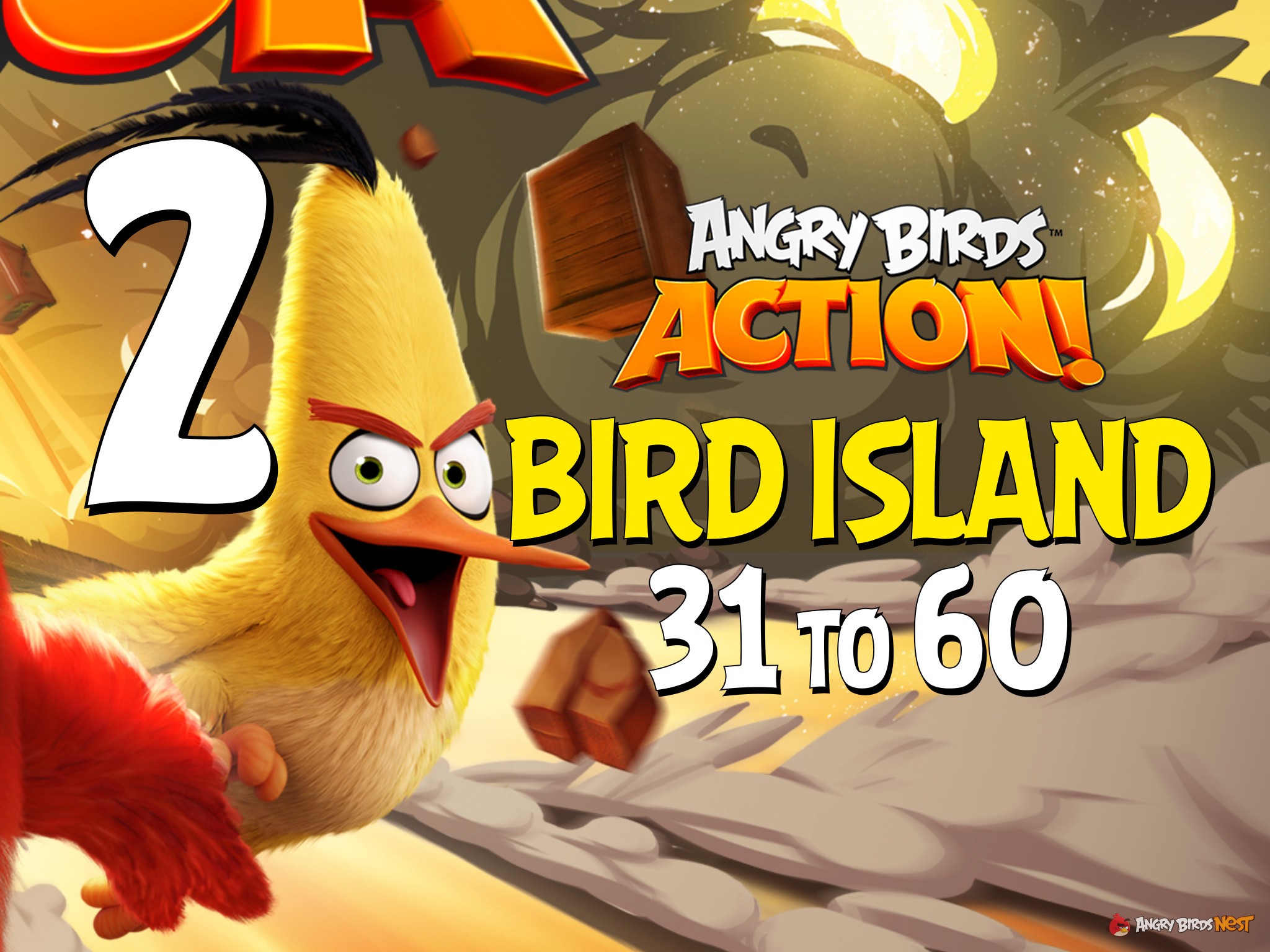 Angry Birds Action! Part 2 - Levels 31 to 60 - Bird Island