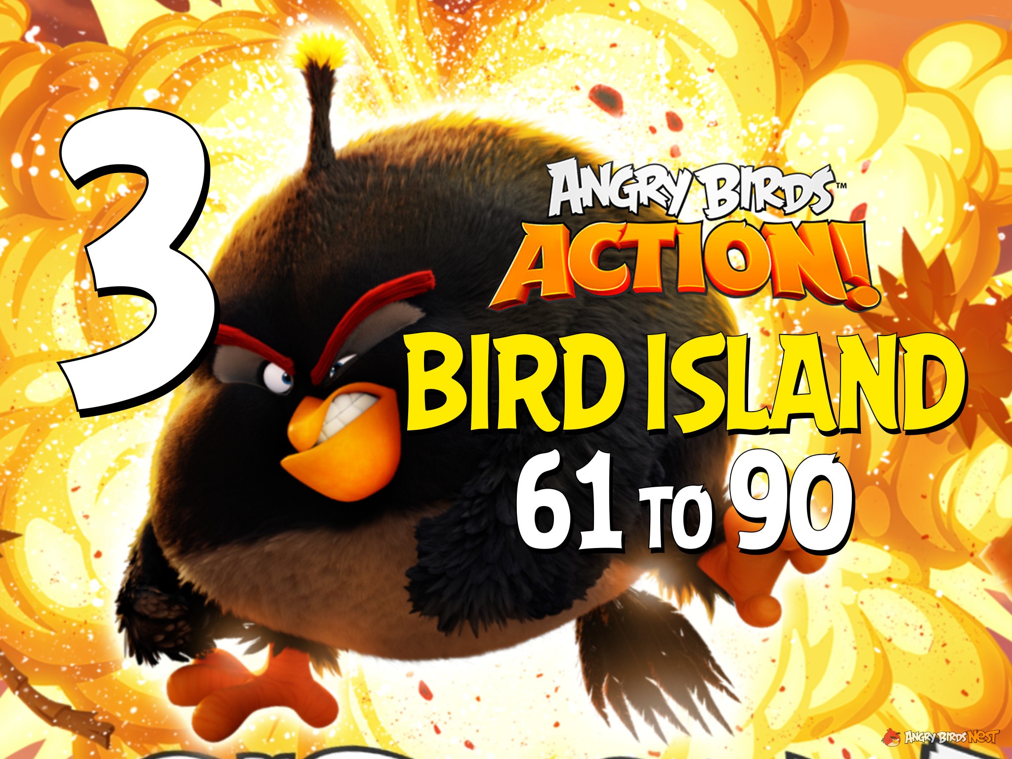 Angry Birds Action! Part 3 - Levels 61 to 90 - Bird Island