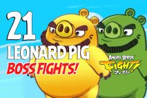 Angry Birds Fight! Leonard Pig BOSS FIGHTS!
