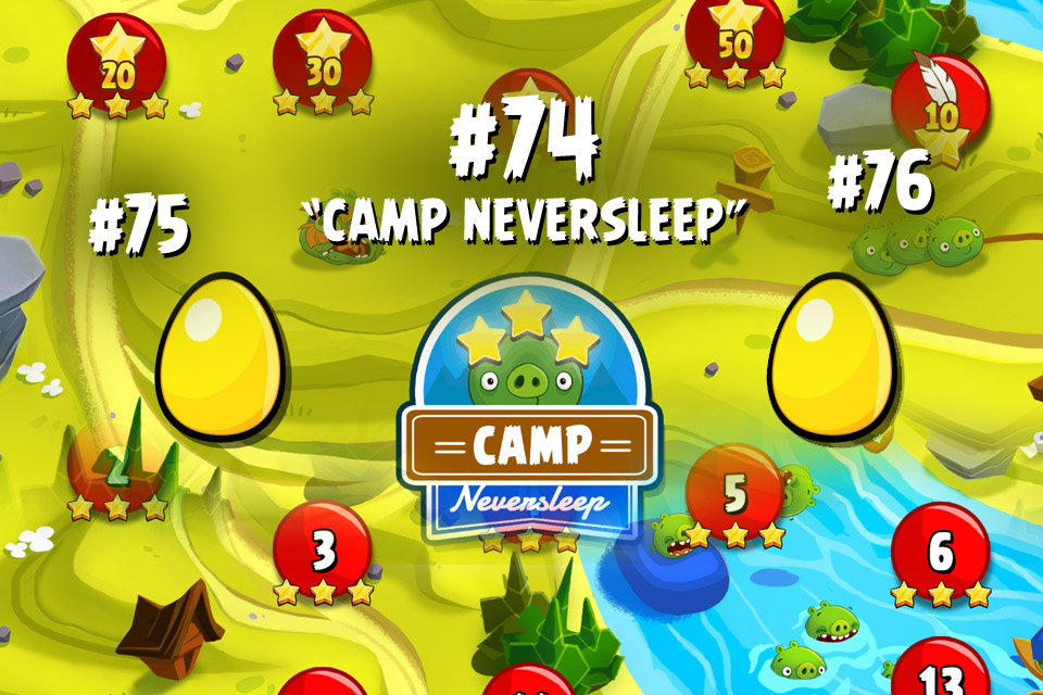 Angry Birds Seasons Summer Camp Golden Eggs Walkthroughs Angrybirdsnest