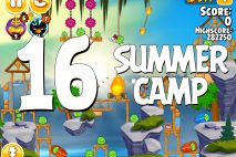 Angry Birds Seasons Summer Camp Level 1-16 Walkthrough