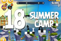 Angry Birds Seasons Summer Camp Level 1-18 Walkthrough