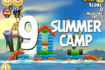 Angry Birds Seasons Summer Camp Level 1-9 Walkthrough