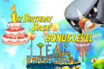 Angry Birds 2 First Birthday Bash Bonus Level Walkthrough