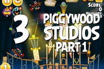 Angry Birds Seasons Piggywood Studios, Part 1! Level 1-3 Walkthrough