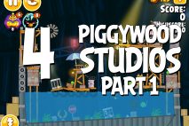 Angry Birds Seasons Piggywood Studios, Part 1! Level 1-4 Walkthrough