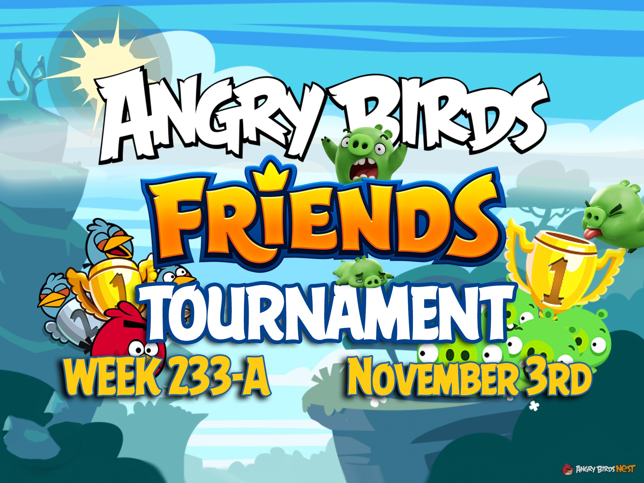how are you supposed to pass angry birds friends tournament with pink blocks