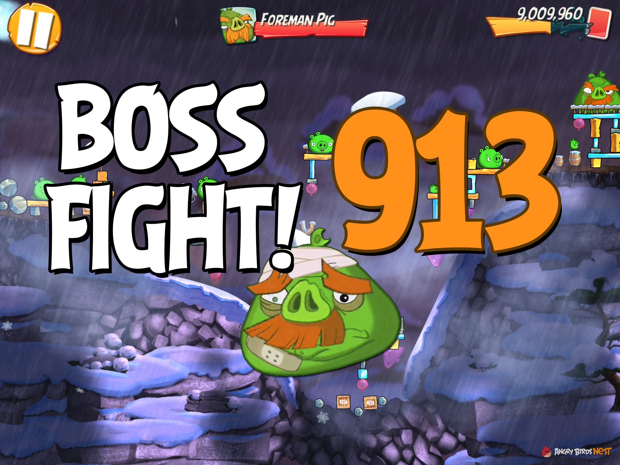 Angry Birds 2 Boss Fight Level 913