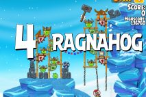 Angry Birds Seasons Ragnahog Level 1-4 Walkthrough
