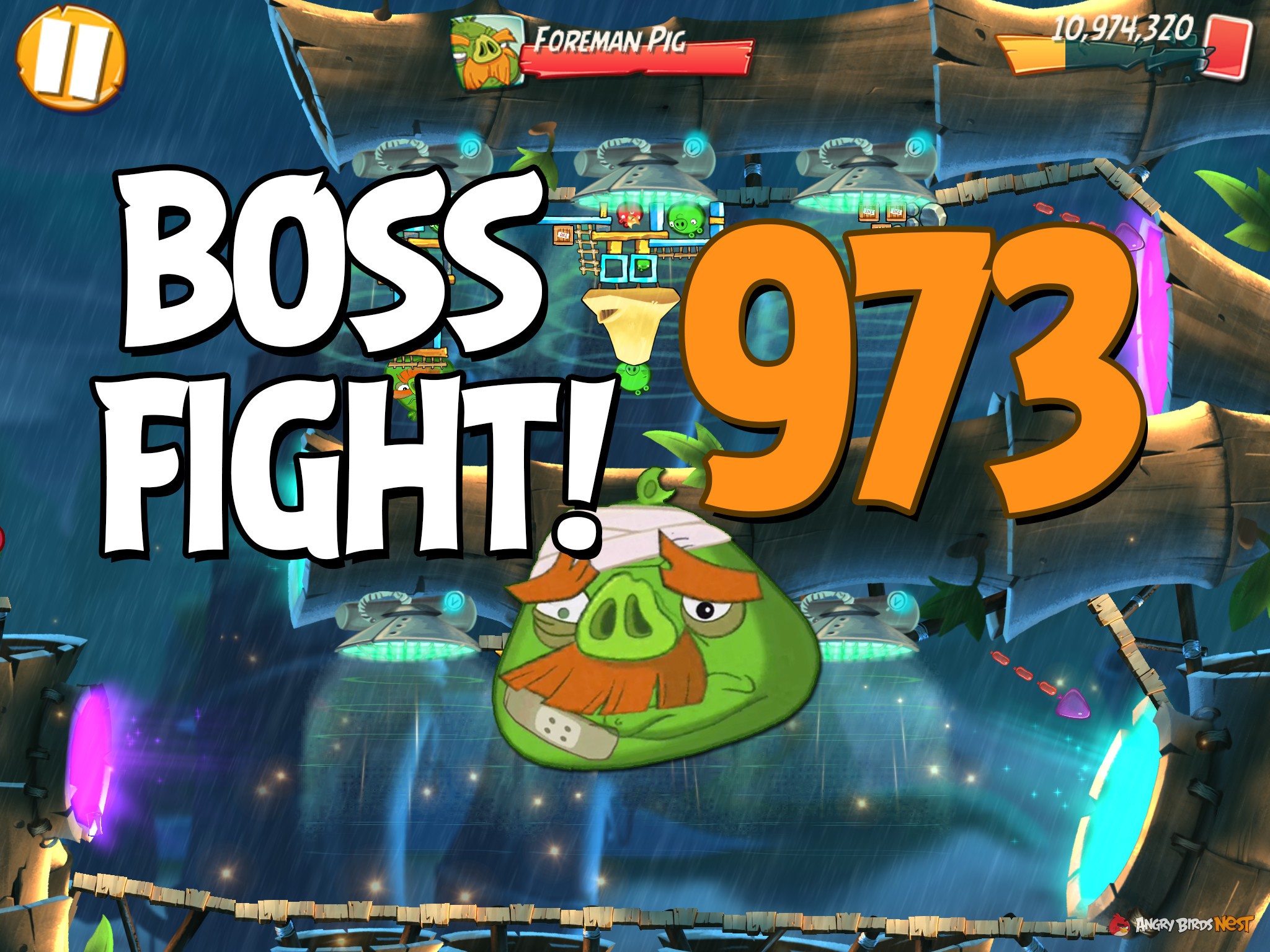 Angry Birds 2 Boss Fight Level 973