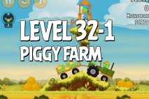 Angry Birds Piggy Farm Level 32-1 Walkthrough