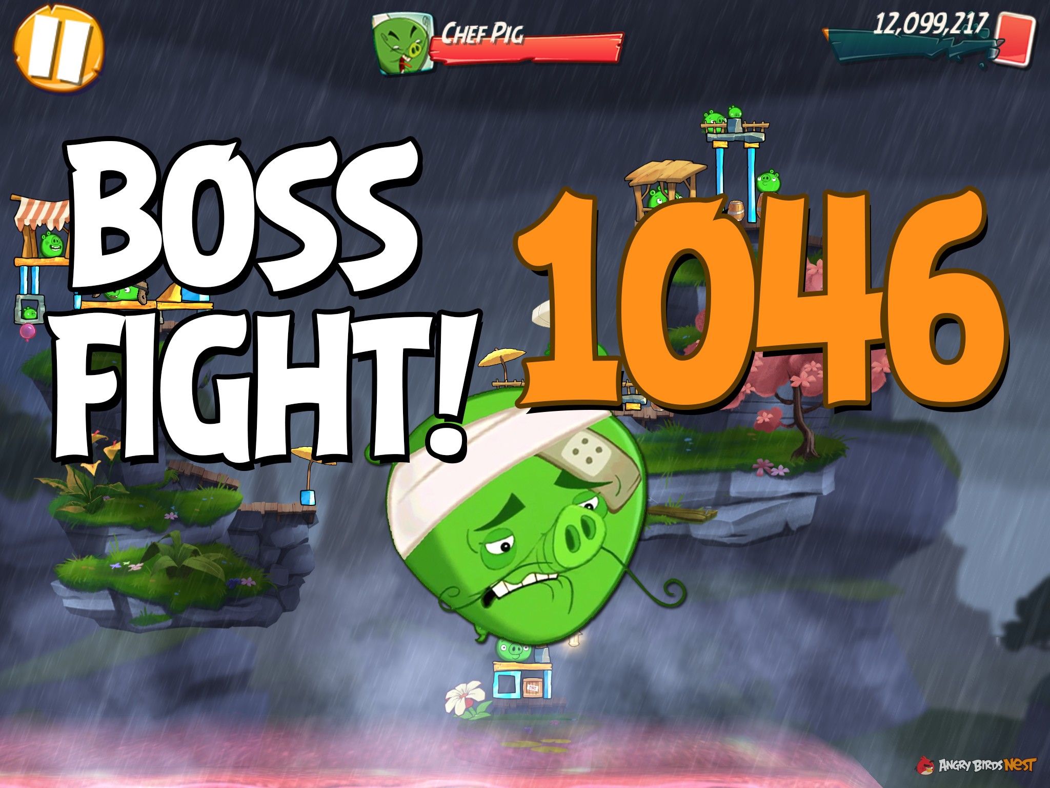 Angry Birds 2 Boss Fight Level 1046