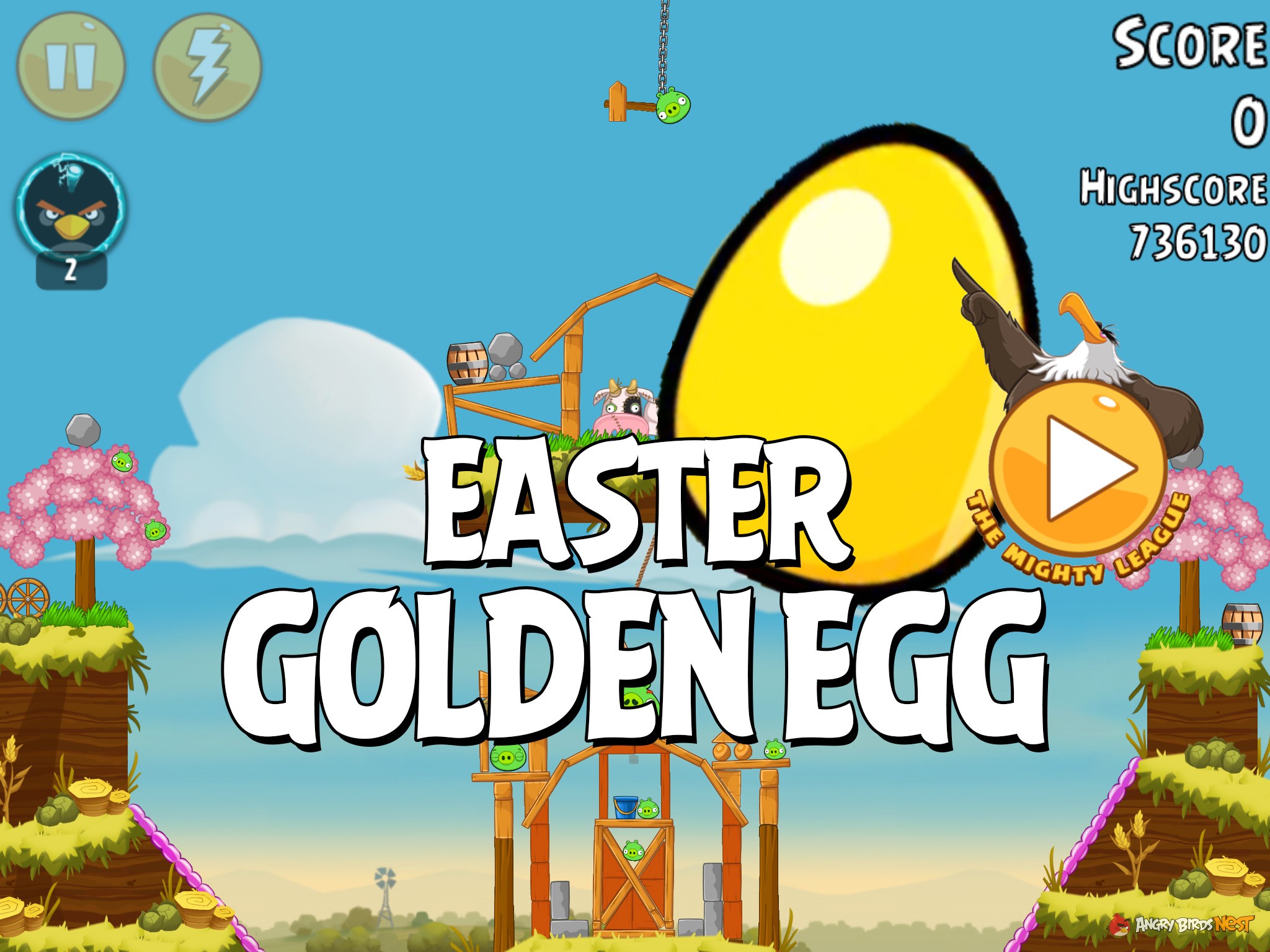 angry birds friends golden eggs locations facebook