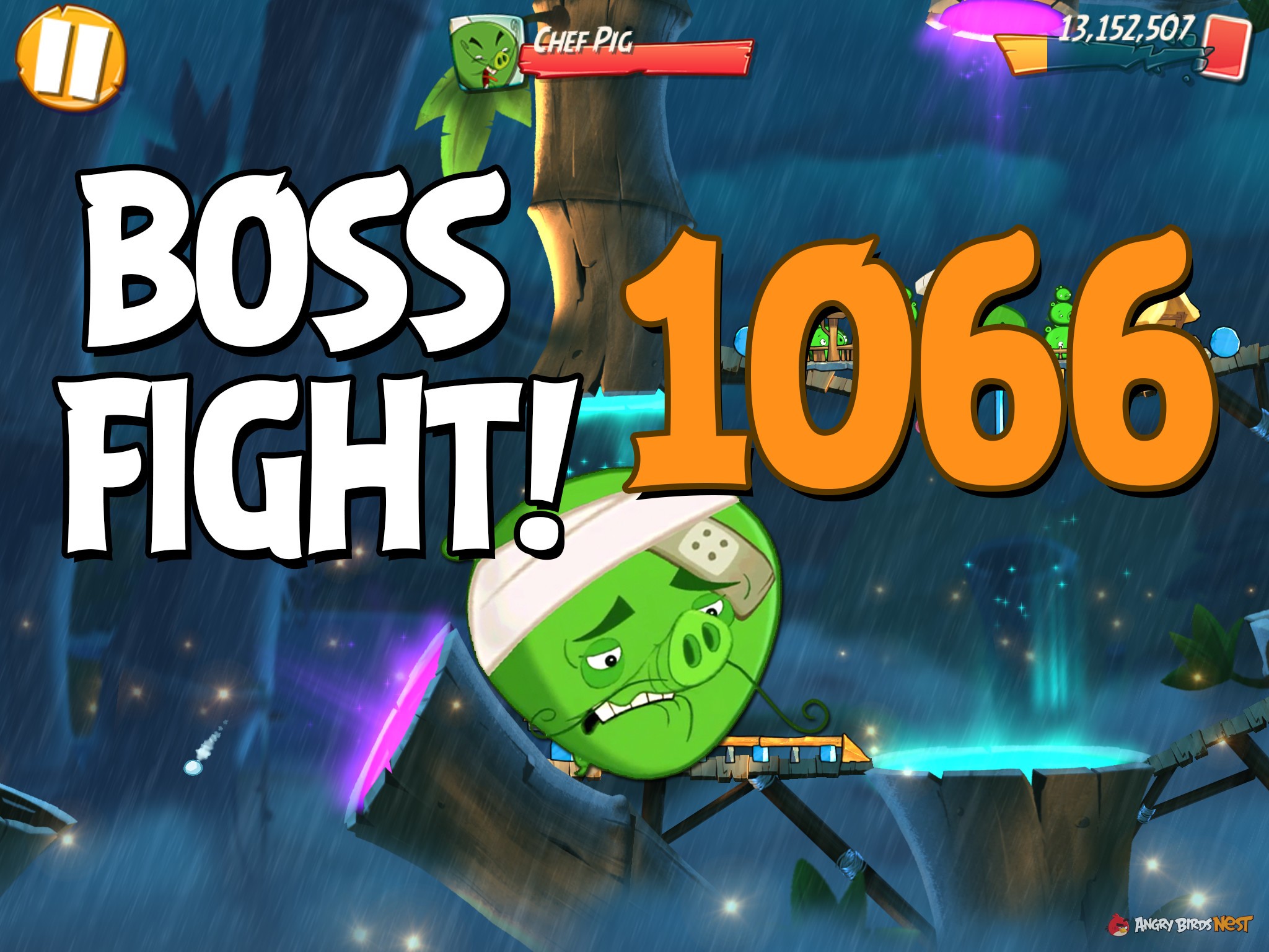 Angry Birds 2 Boss Fight Level 1066