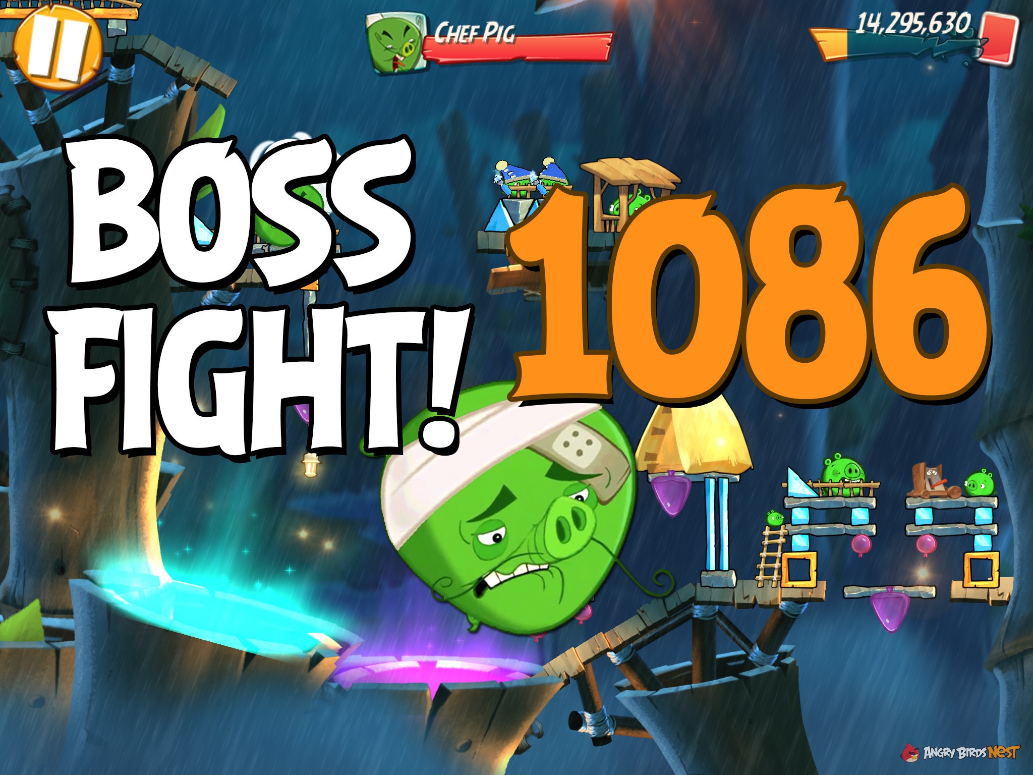 Angry Birds 2 Boss Fight Level 1086