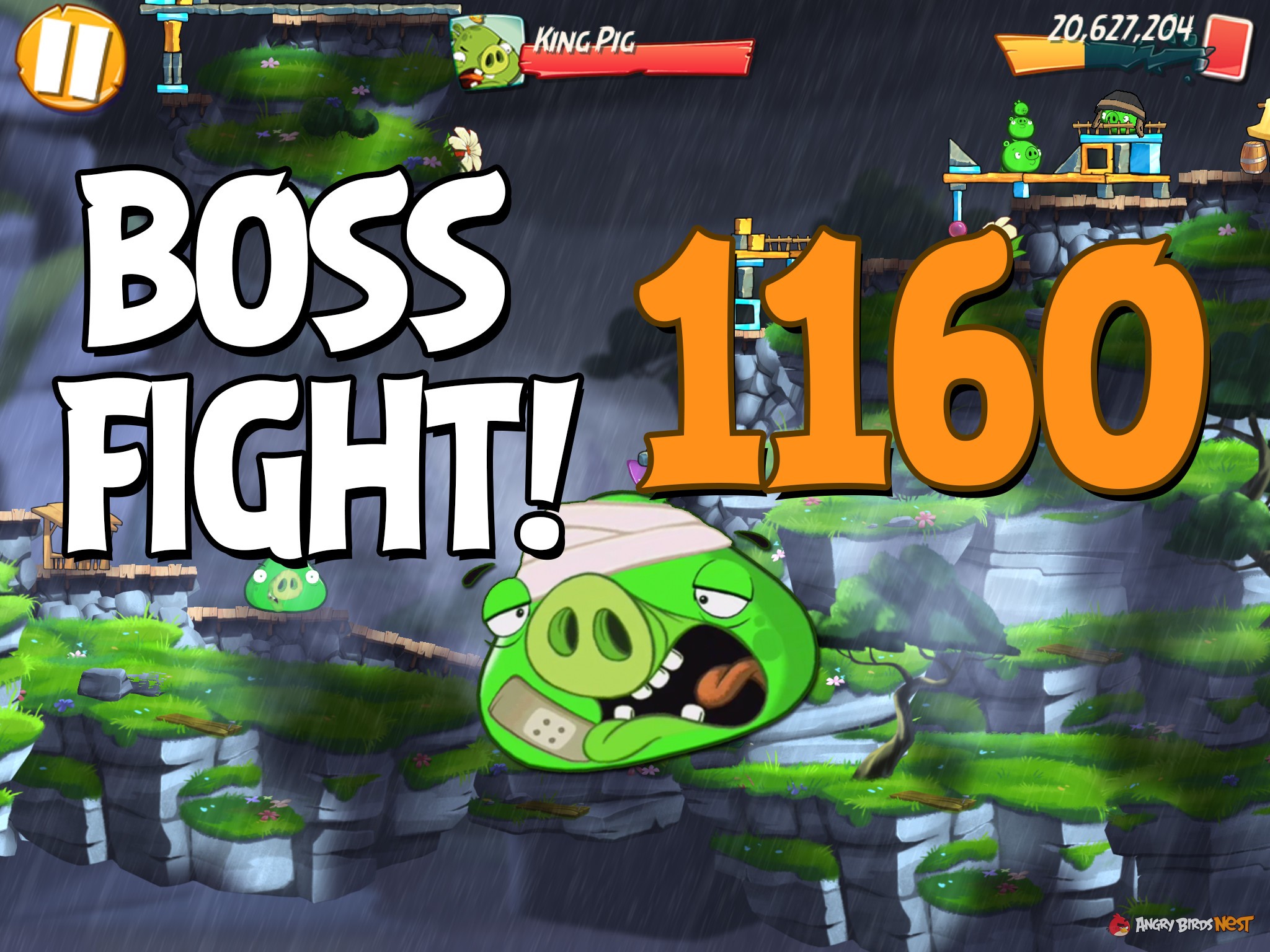 Angry Birds 2 Boss Fight Level 1160